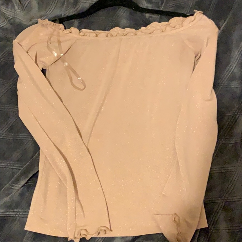 Off the shoulder, long sleeve top Aeropostale